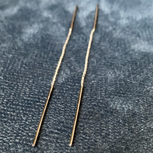 Chan Luu Silver Threader Earrings - Picture 3 of 11